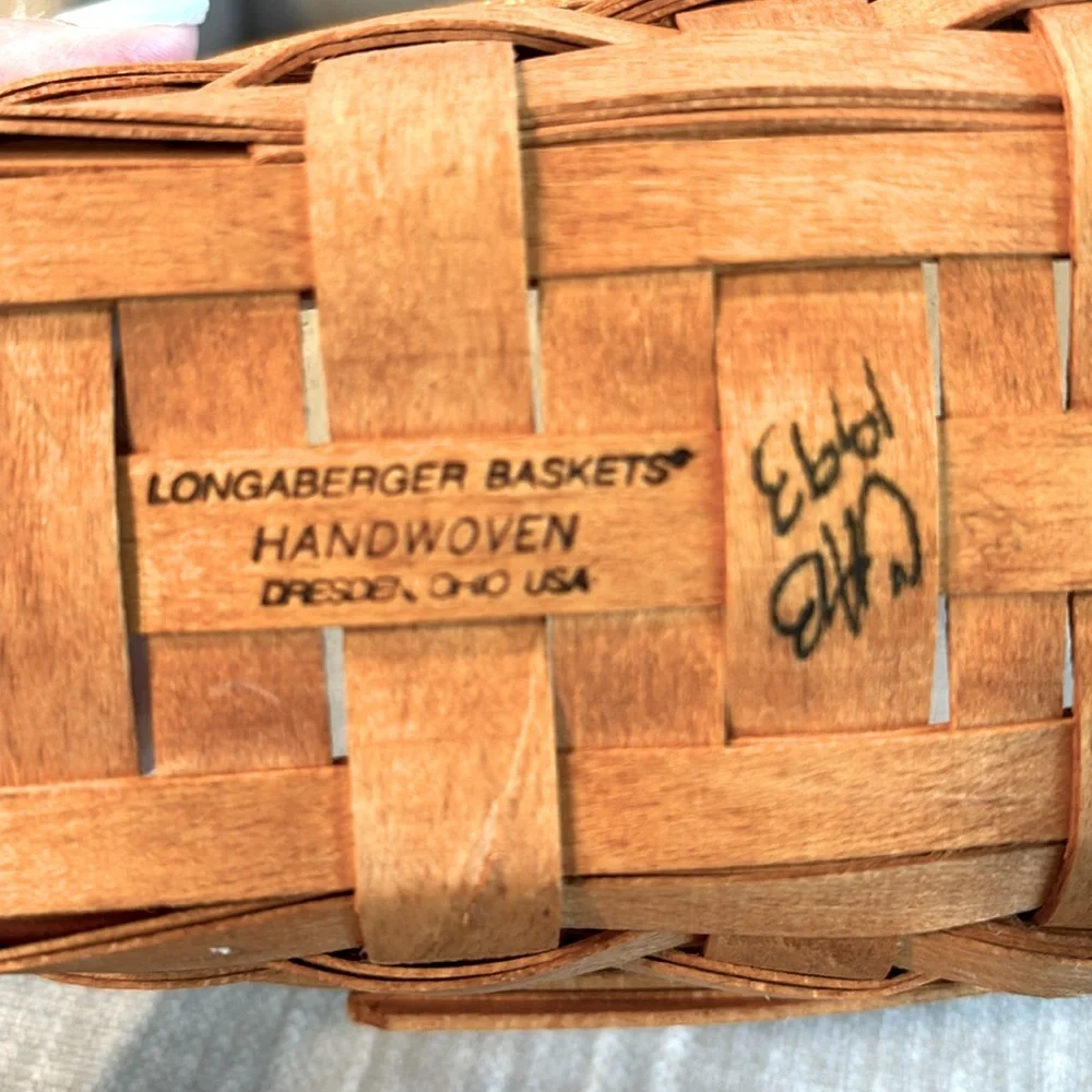 1993 Longaberger Hostess Appreciation Basket